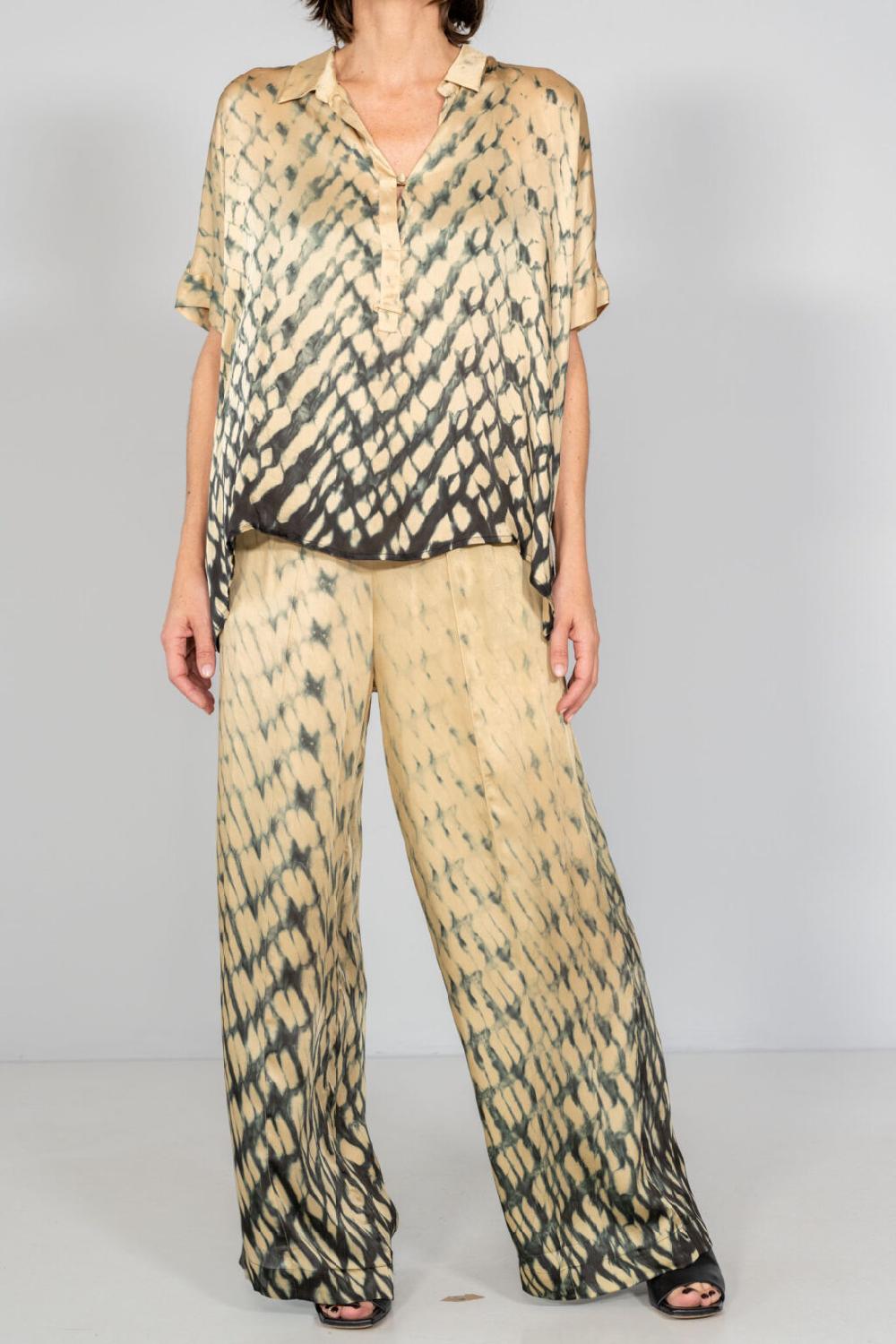 nous antwerp SABINE BLOUSE I Spots Sand