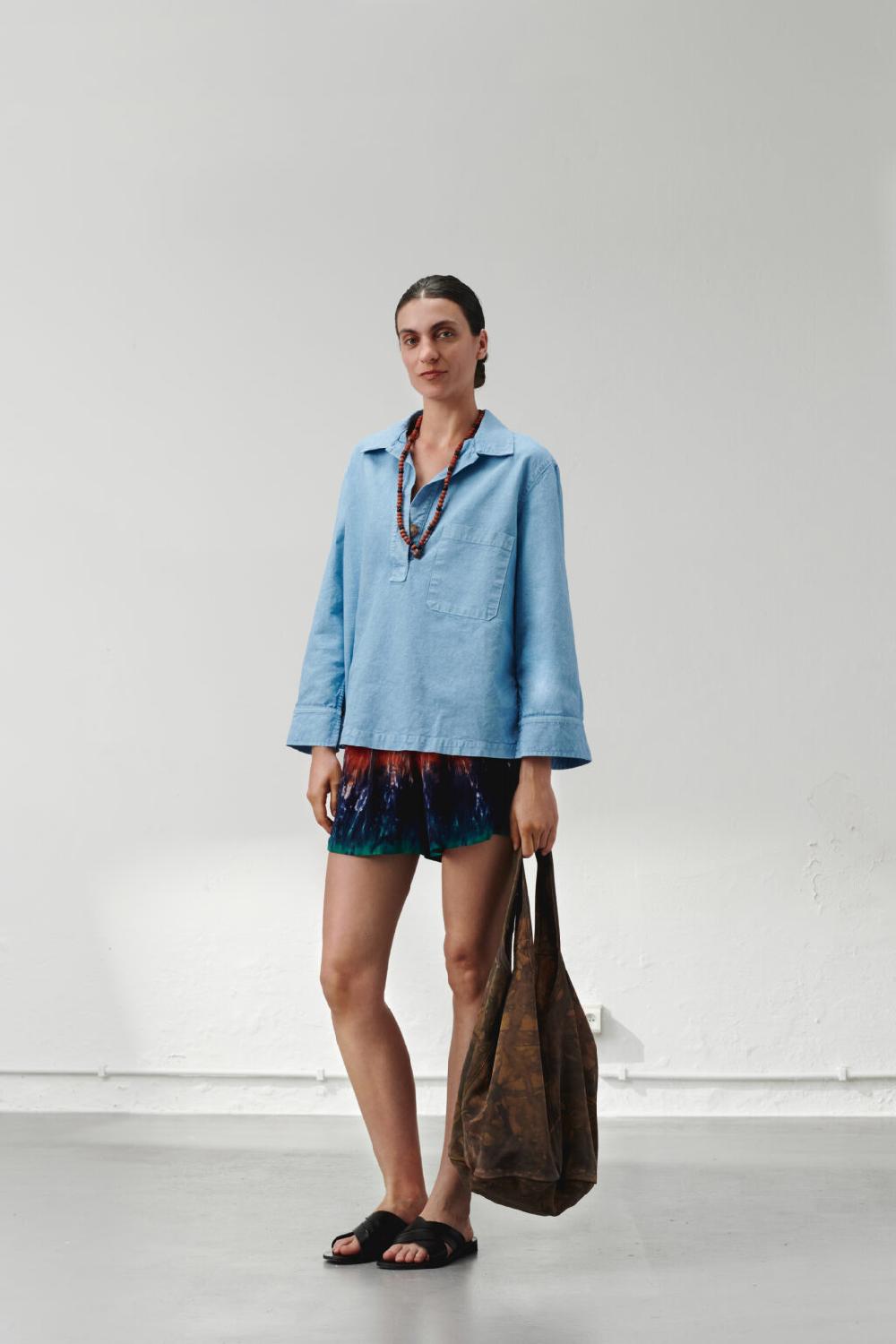 Nous Antwerp SONIA SHORT I Multi Lines Rainbow