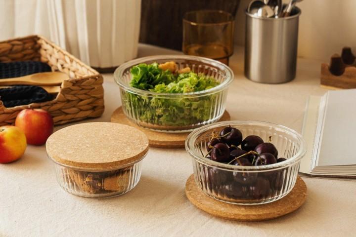 nuts innovations Aufbewahrungsbehälter rund 3er Set