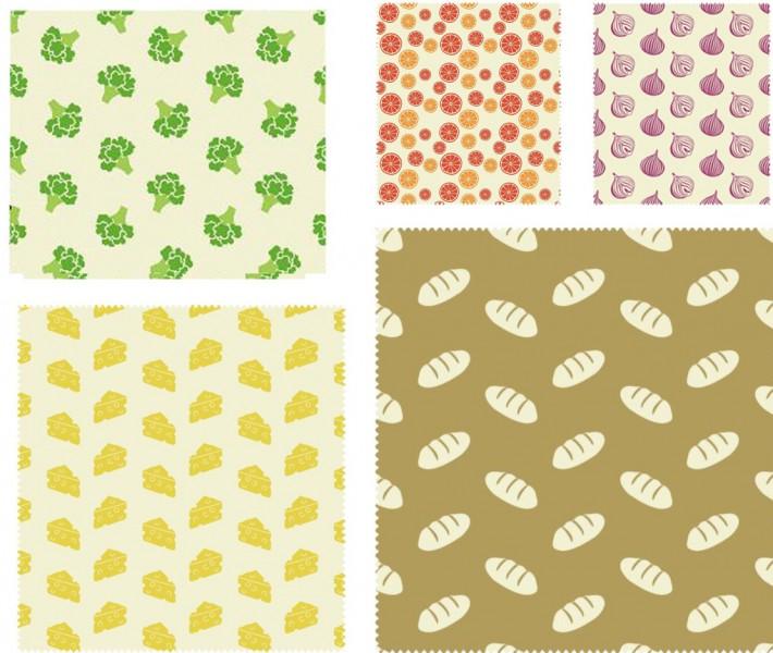 Nuts Innovations Bienenwachstücher Universal 5er Set