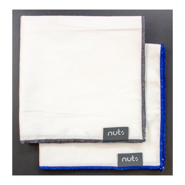 nuts innovations HEIQ VIROBLOCK Allzwecktuch im 2er Set Grau/Blau