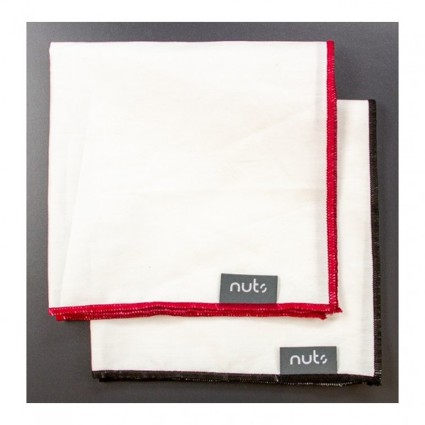 nuts innovations HEIQ VIROBLOCK Allzwecktuch im 2er Set Schwarz/Rot