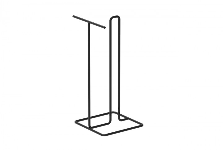 nuts innovations NoWaste Ständer schwarz - Küchenrollenhalter inkl. Küchenrolle