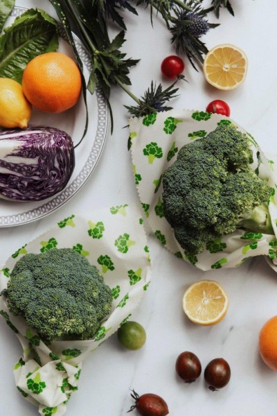 Nuts Innovations Bienenwachstücher "Gemüse" 3er Set