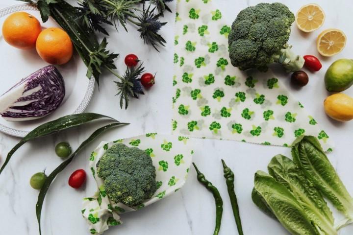 nuts innovations Bienenwachstücher "Gemüse" 3er Set