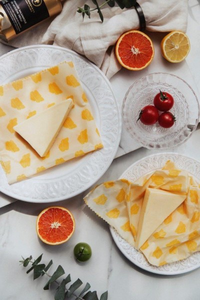 Nuts Innovations Bienenwachstücher "Käse" 3er Set