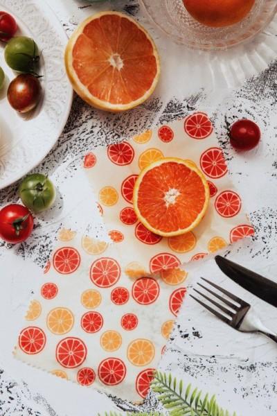 Nuts Innovations Bienenwachstücher "Zitrone" 2er Set