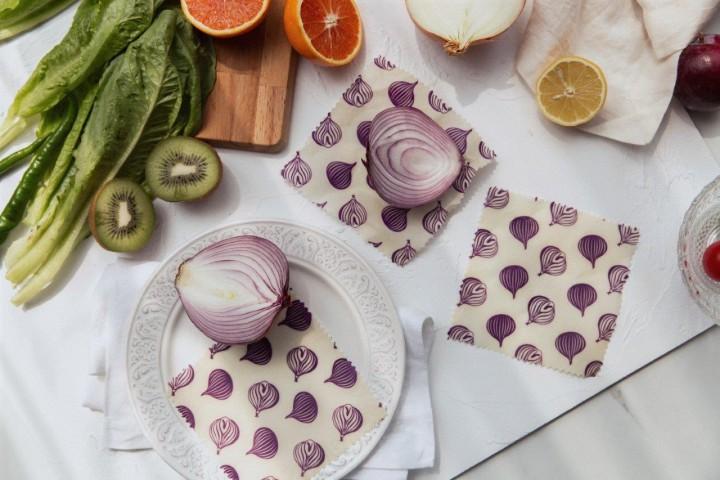 nuts innovations Bienenwachstücher "Zwiebel" 2er Set