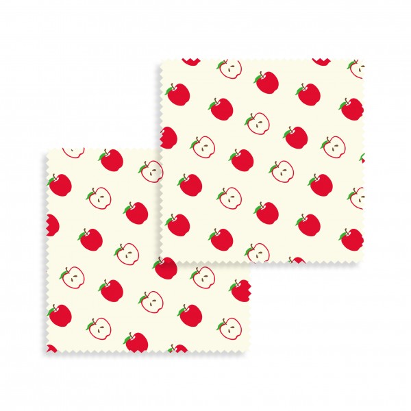 Nuts Innovations Bienenwachtuch Apfel 2er Set