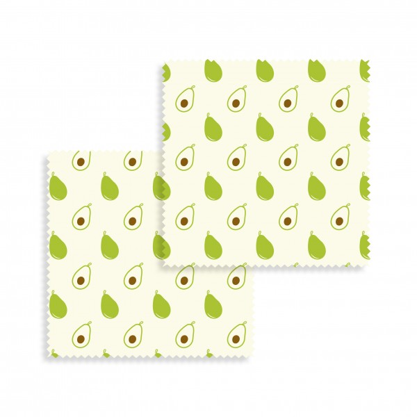Nuts Innovations Bienenwachtuch Avocado 2er Set