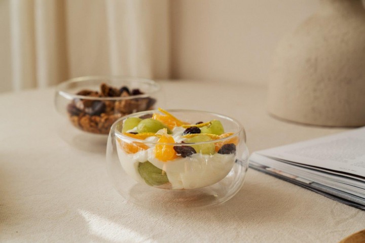 nuts innovations Doppelwandige Müslischale 2er Set