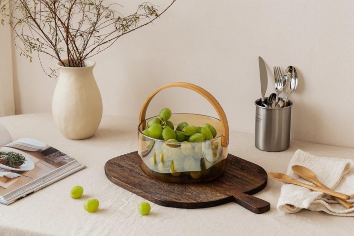 nuts innovations Servierschale gold