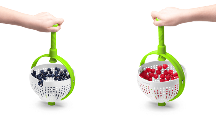 Nuts Innovations Spina Salatschleuder Und Sieb