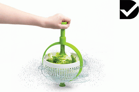 nuts innovations Spina Salatschleuder und Sieb