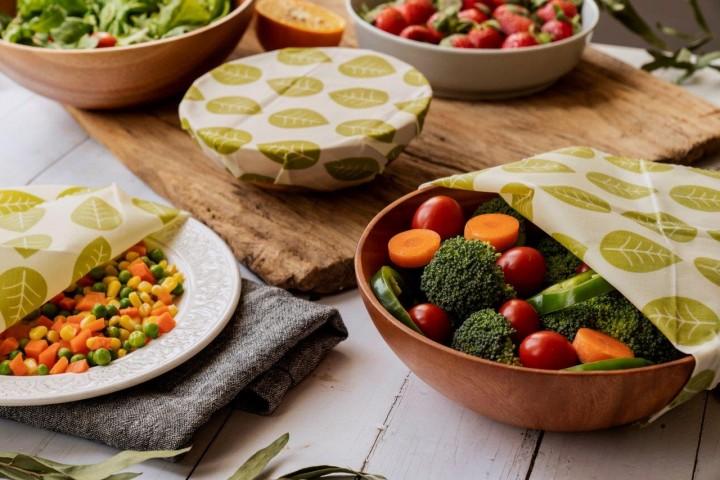 Nuts Innovations Vegane Pflanzenwachstücher Quadratisch 3er Set