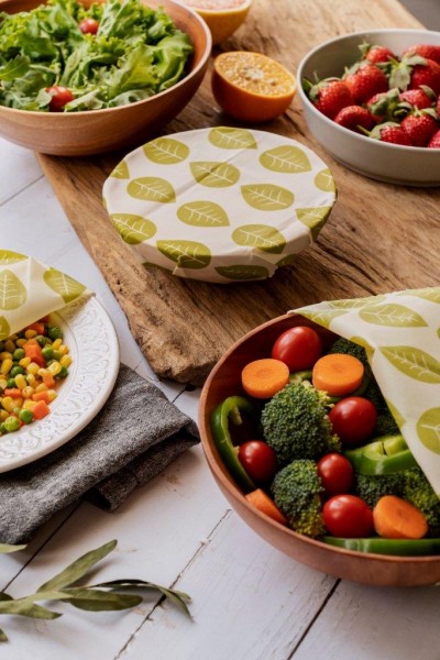 Nuts Innovations Vegane Pflanzenwachstücher Quadratisch 3er Set