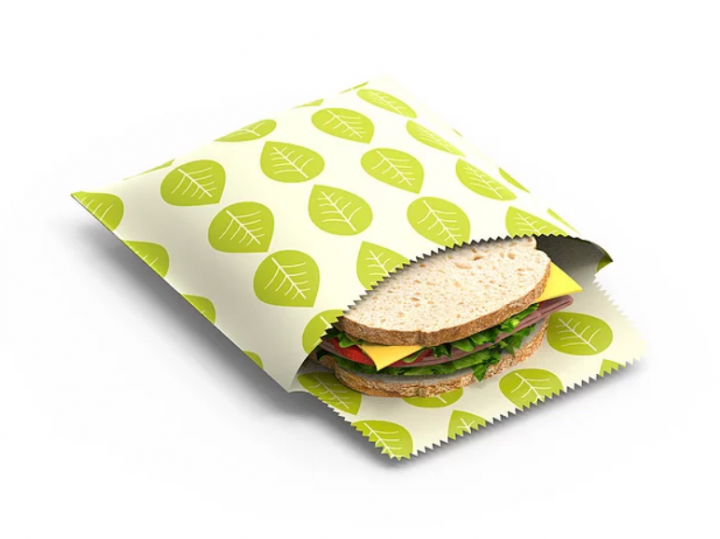 Nuts Innovations Vegane Sandwich & Snack Beutel "grüne Blätter" 2er Set