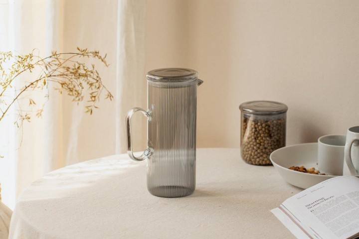 nuts innovations Wasserkaraffe smoke verchromt 1.2 L