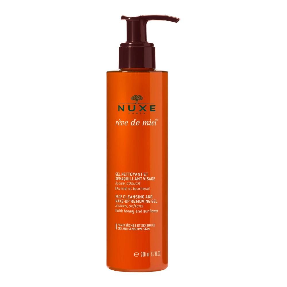 Nuxe Gel Nettoyant Et Démaquillant Visage Rêve De Miel