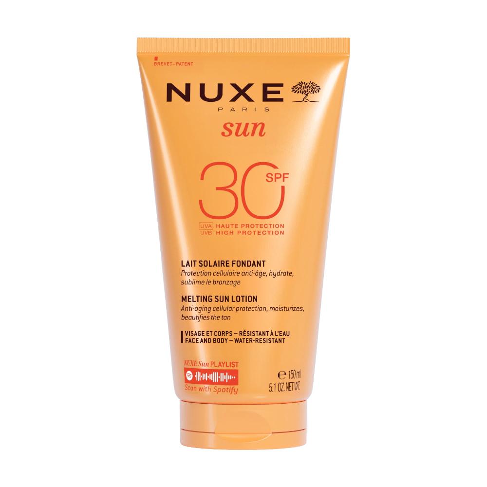 nuxe Lait Solaire Fondant Haute Protection SPF30 visage et corps