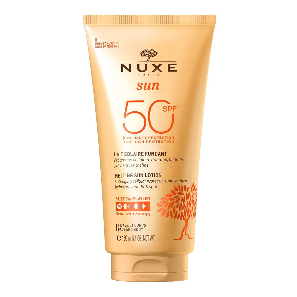 Nuxe Lait Solaire Fondant Haute Protection SPF50 Visage Et Corps