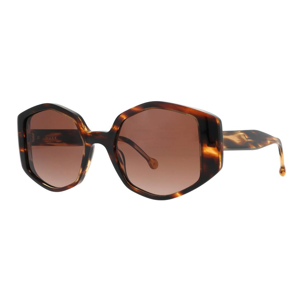 Nuxe Lunettes De Soleil Iconic Amande - Ecaille Marron Et Miel