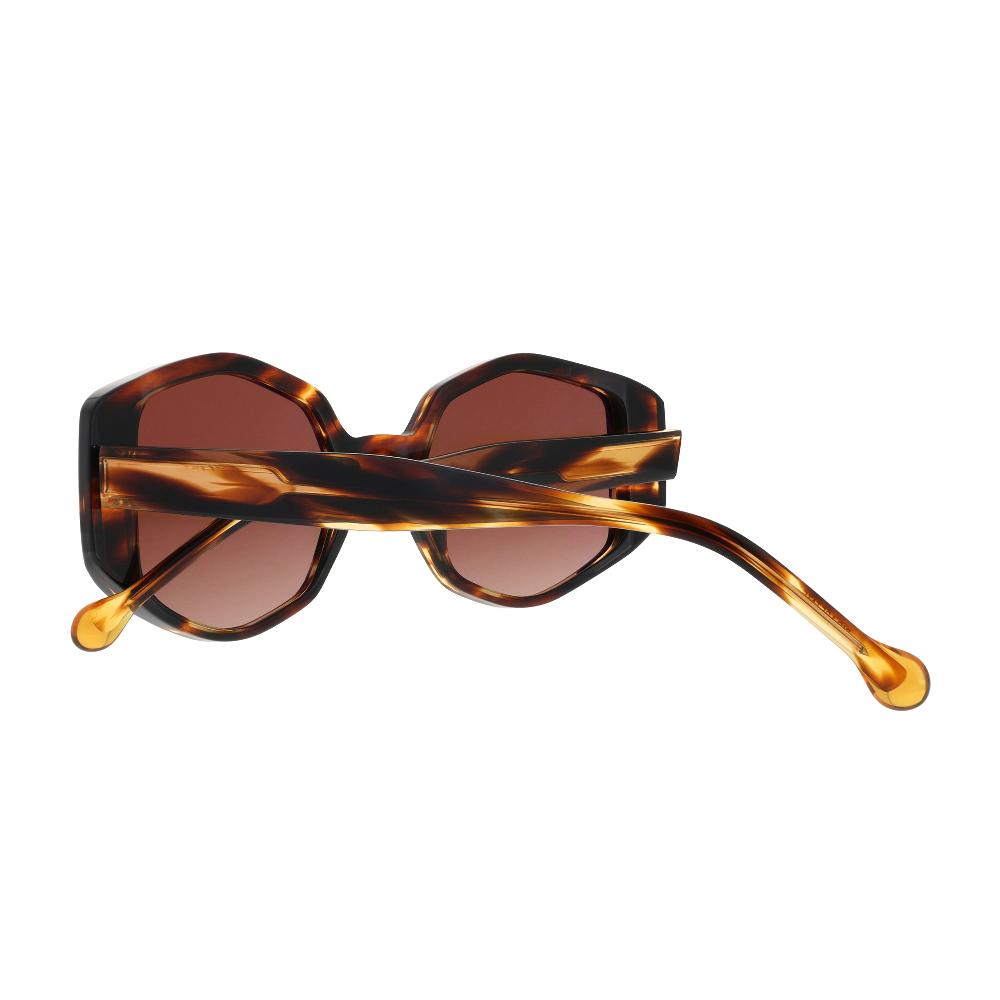 Nuxe Lunettes De Soleil Iconic Amande - Ecaille Marron Et Miel