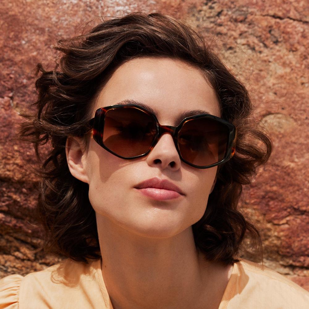 nuxe Lunettes de soleil Iconic Amande - Ecaille Marron et Miel