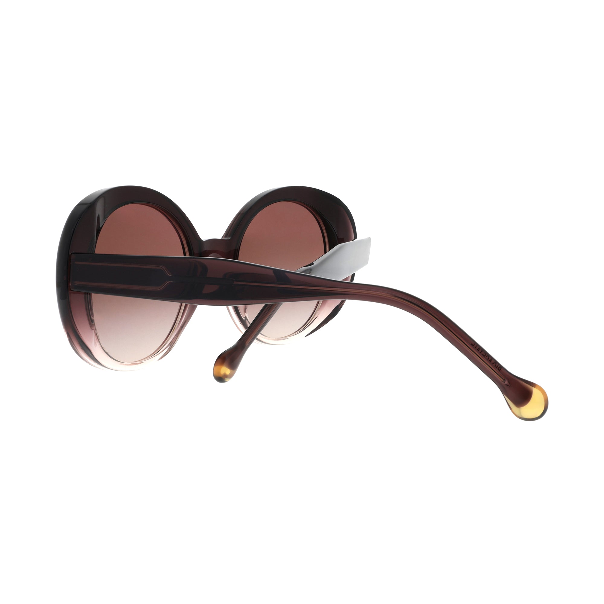 Nuxe Lunettes De Soleil Iconic Ovale - Dégradé Brun Cristal Champagne