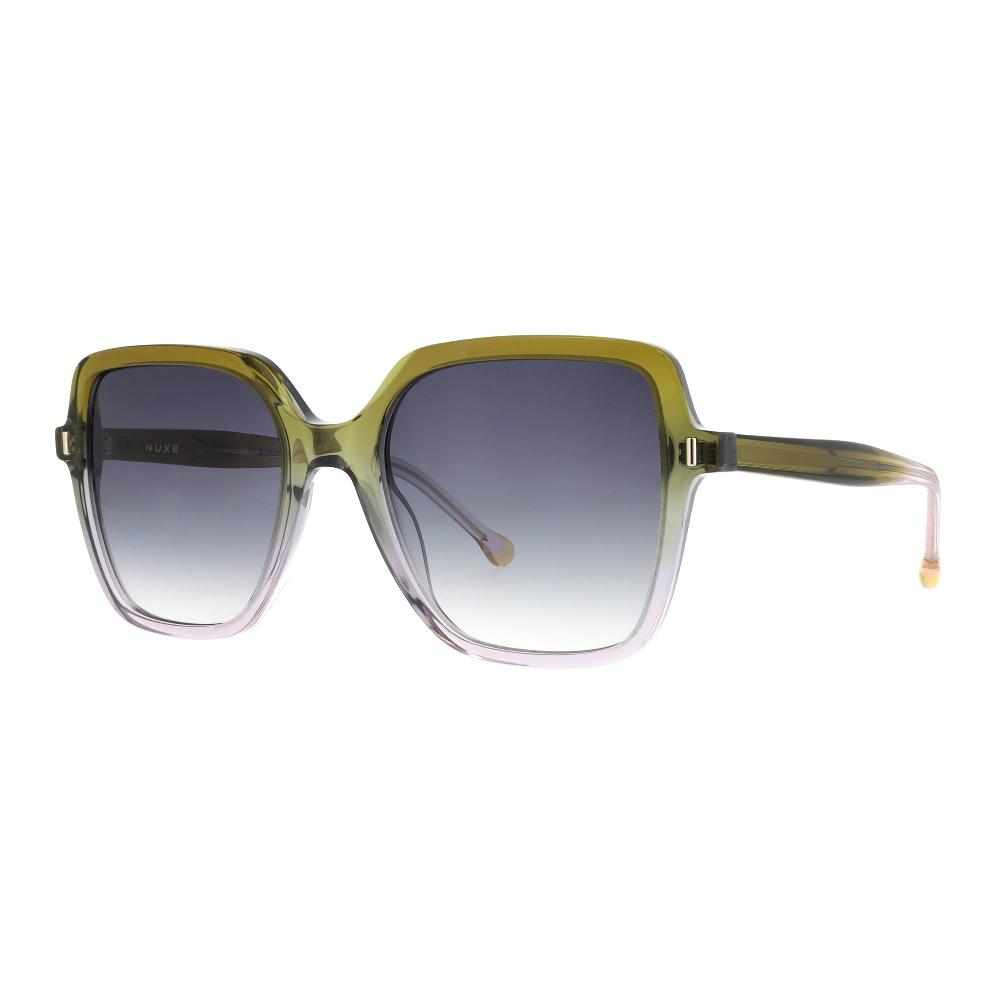 Nuxe Lunettes De Soleil Soyeuse - Dégradé Kaki Gris Violet
