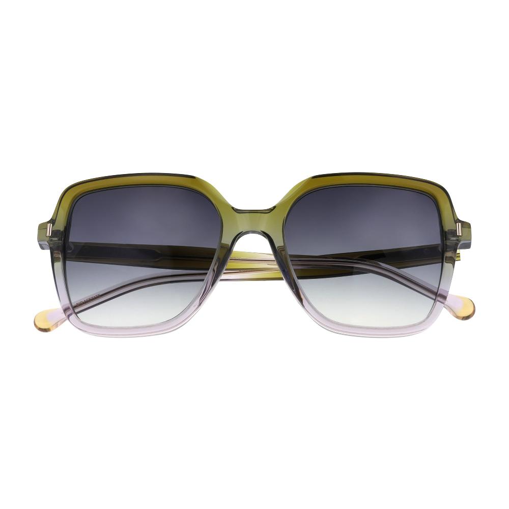 Nuxe Lunettes De Soleil Soyeuse - Dégradé Kaki Gris Violet