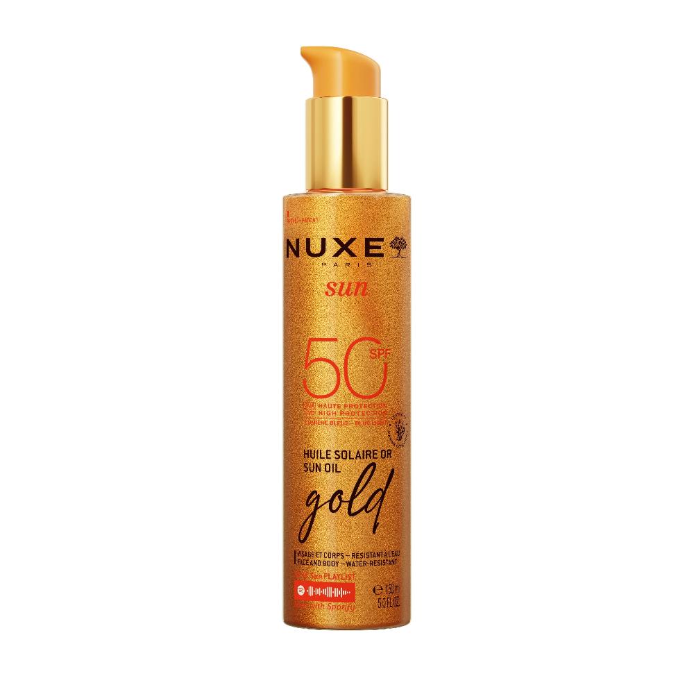 nuxe Huile Solaire Or Haute Protection SPF50