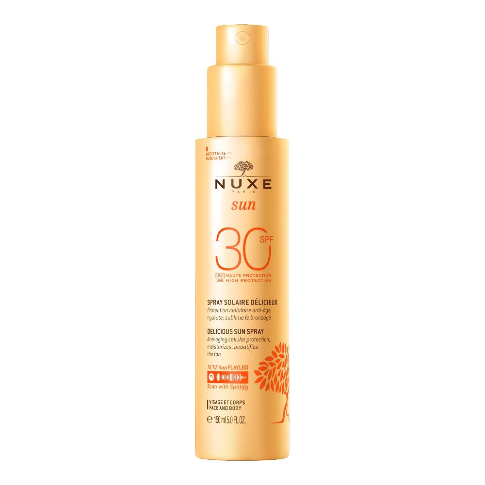 nuxe Spray Solaire Délicieux Haute Protection SPF30 visage et corps