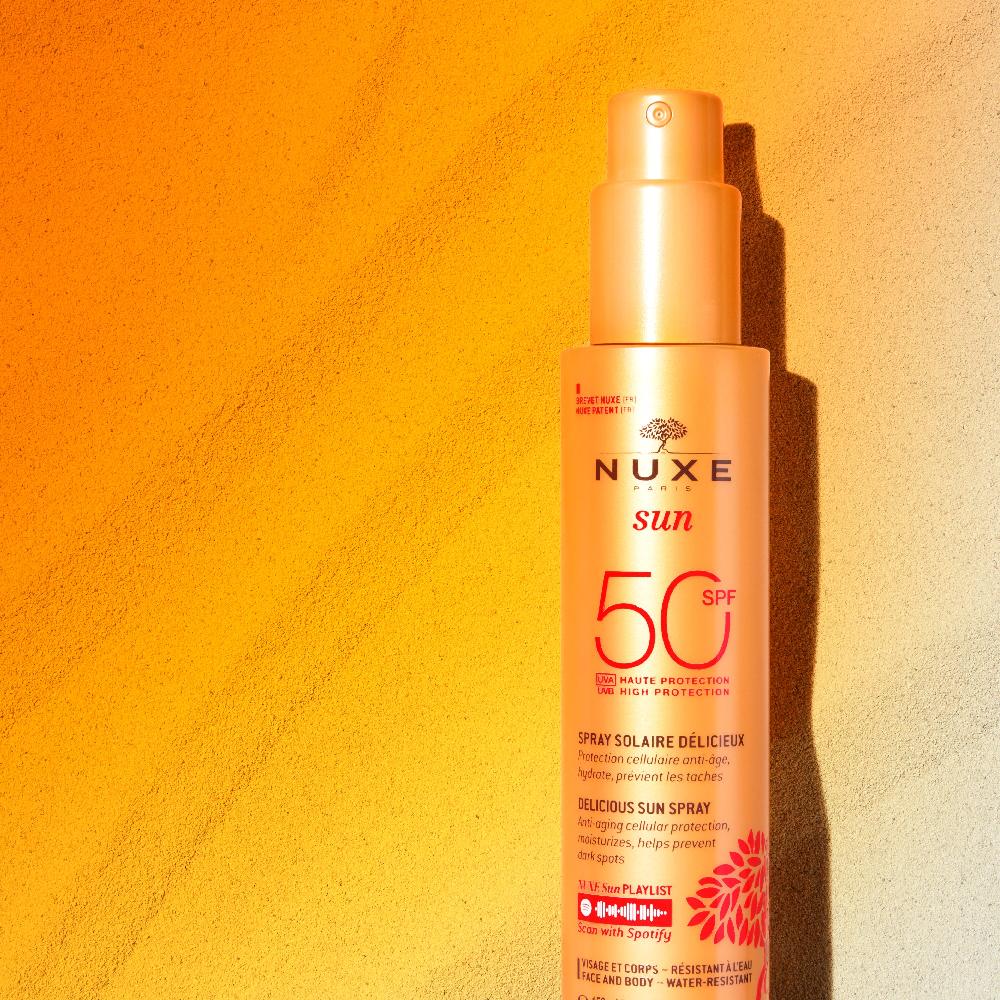 Nuxe Spray Solaire Délicieux Haute Protection SPF50 Visage Et Corps