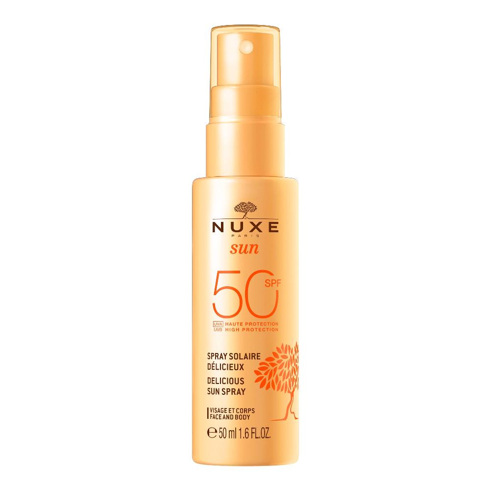 nuxe Spray Solaire Délicieux Haute Protection SPF50 visage et corps