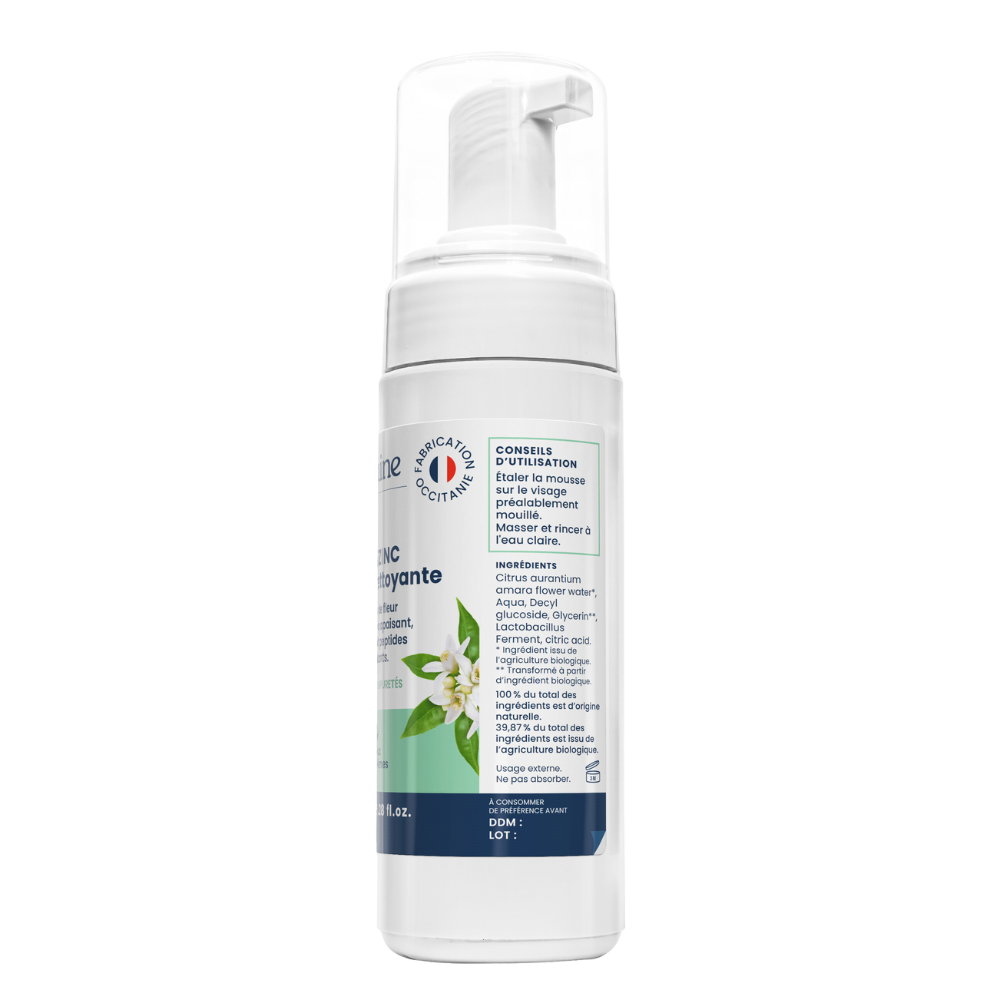 Oemine Mousse Nettoyante Visage Bio ACNEZINC – Oemine