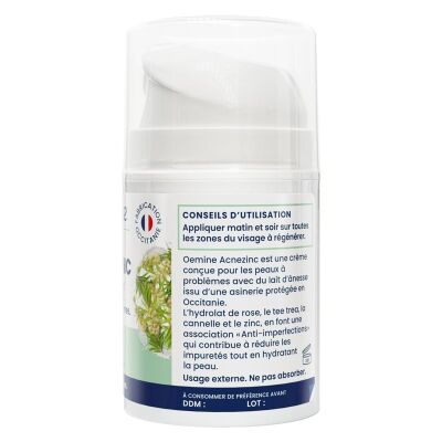 Oemine Crème Au Lait D’Ânesse ACNEZINC – Oemine