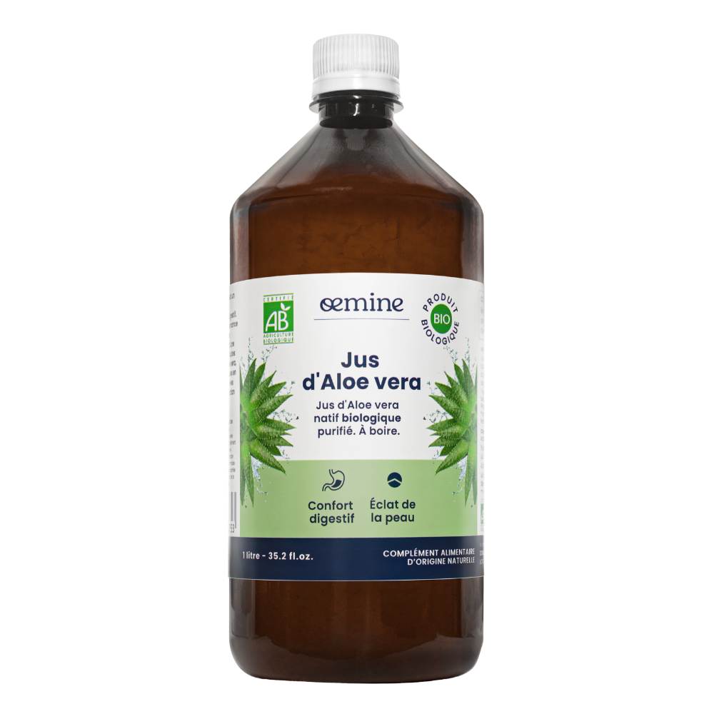 oemine Jus d’Aloe Vera Alimentaire Bio – Oemine