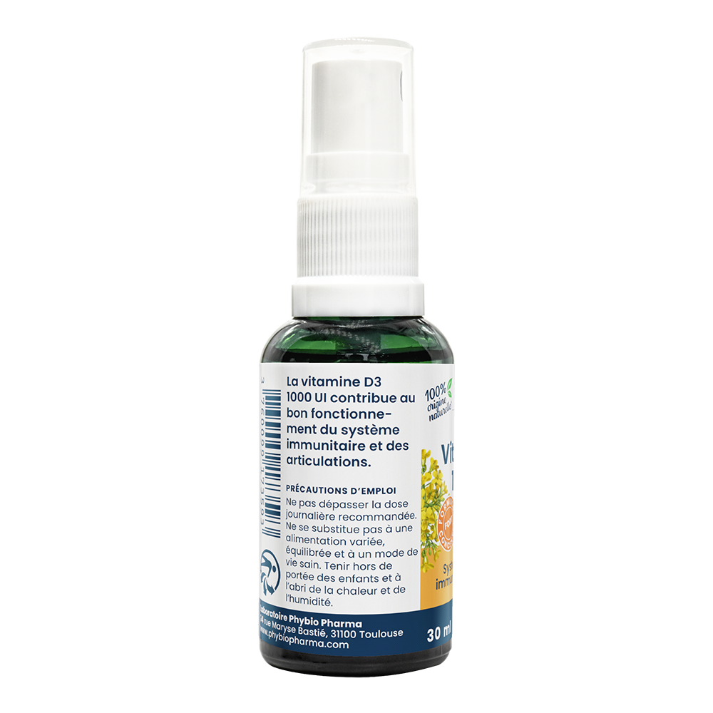 Oemine Vitamine D3 .1000 UI Végétale – Oemine