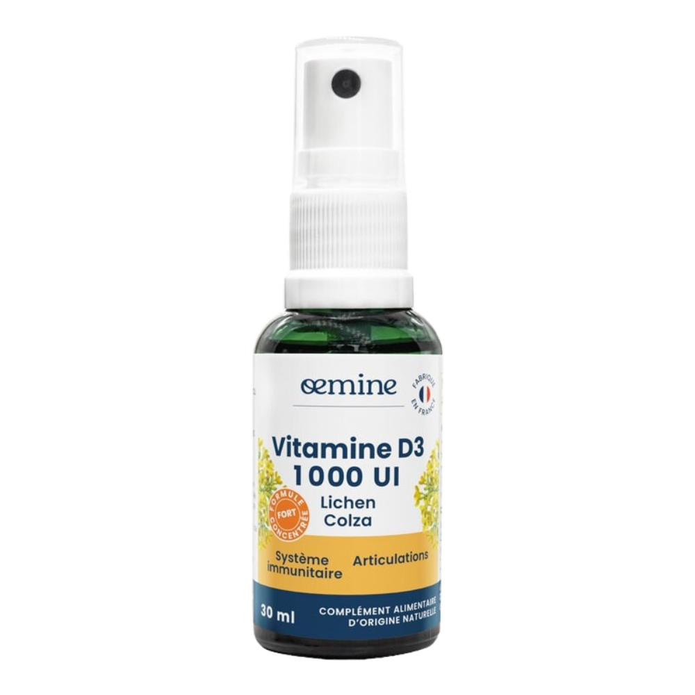 oemine Vitamine D3 .1000 UI Végétale – Oemine