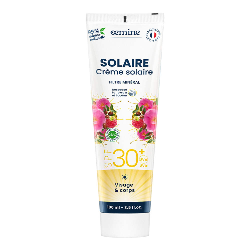 oemine SOLAIRE Crème Écran Bio SPF 30 UVA+UVB – Oemine