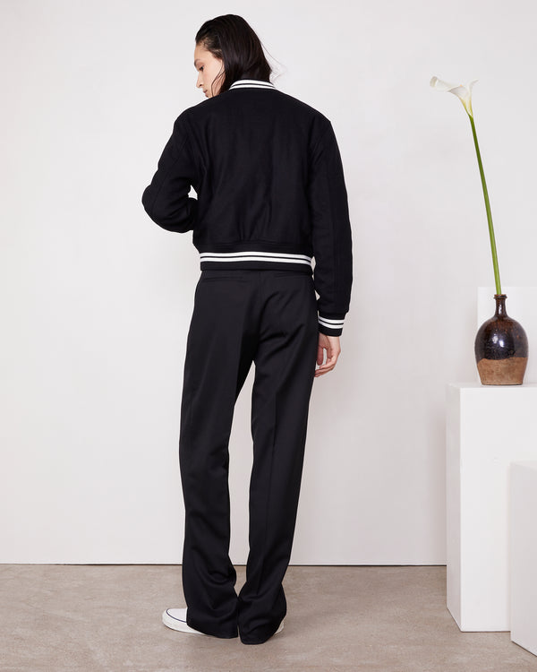 Officine Generale Bomber Oona LAINAGE ITALIEN BLACK/ECRU