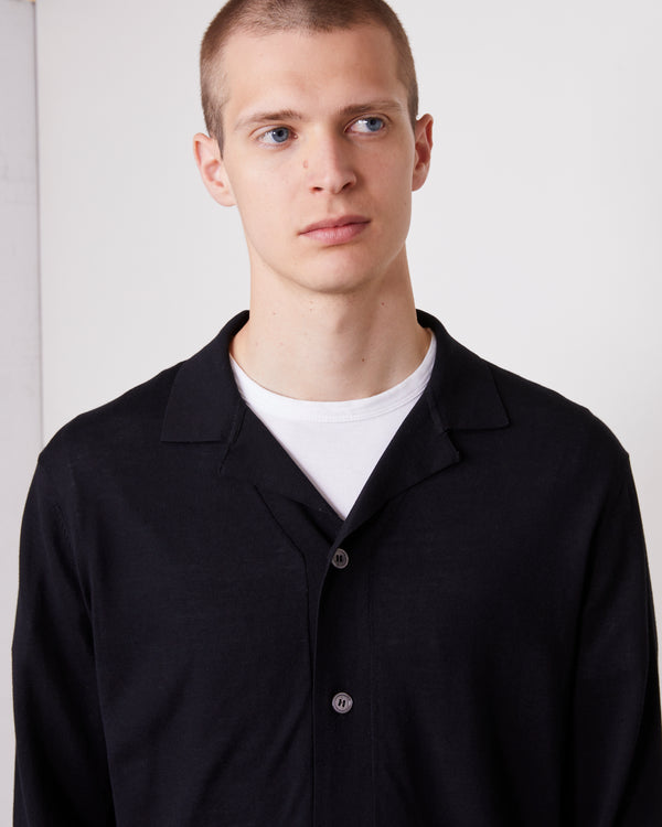 Officine Generale Cardigan Keaton LYOCEL COTON SOIE