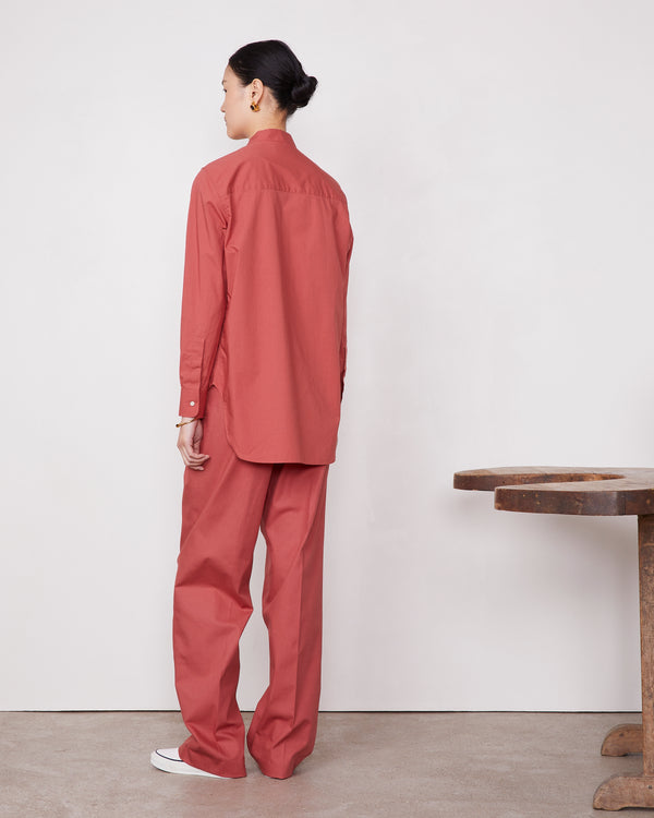 Officine Generale Chemise Amelia Popeline De Coton Biologique