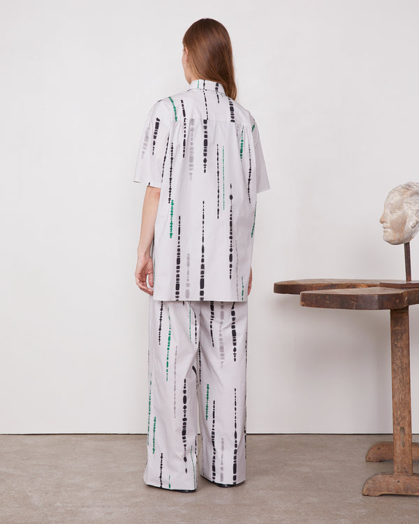 Officine Generale Chemise Augustine Coton STONE/BLK/JADE