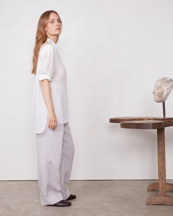 Officine Generale Chemise Augustine Voile Lyocell ECRU