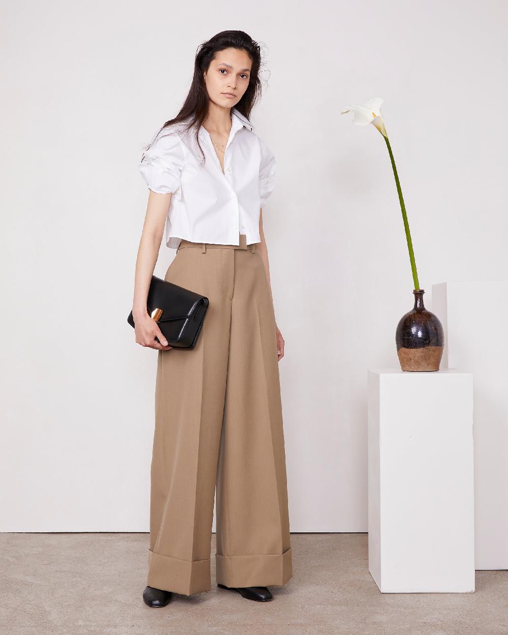 officine generale Chemise cataleya Popeline de coton BLANC