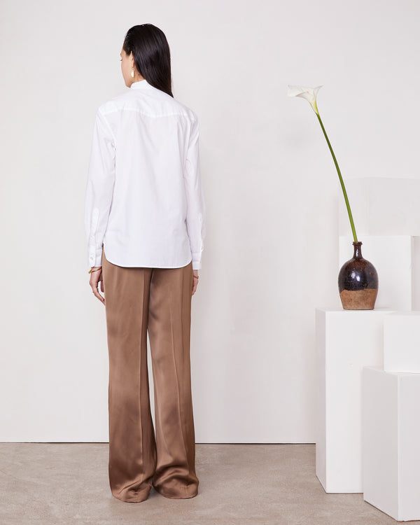 Officine Generale Chemise Colombe Popeline De Coton BLANC