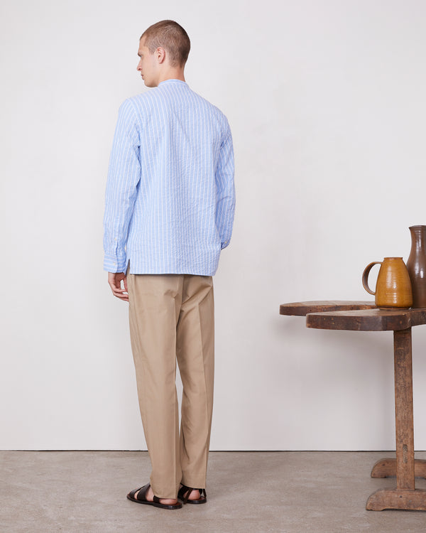 Officine Generale Chemise Gaston COTON DREAMBLUE/WHITE