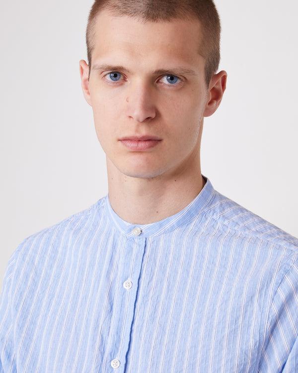 Officine Generale Chemise Gaston COTON DREAMBLUE/WHITE